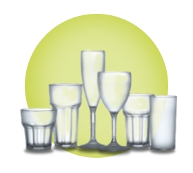 Frosted Plastic Polycarbonate Glasses - Elite Frosted Plastic Polycarbonate Glasses - Elite